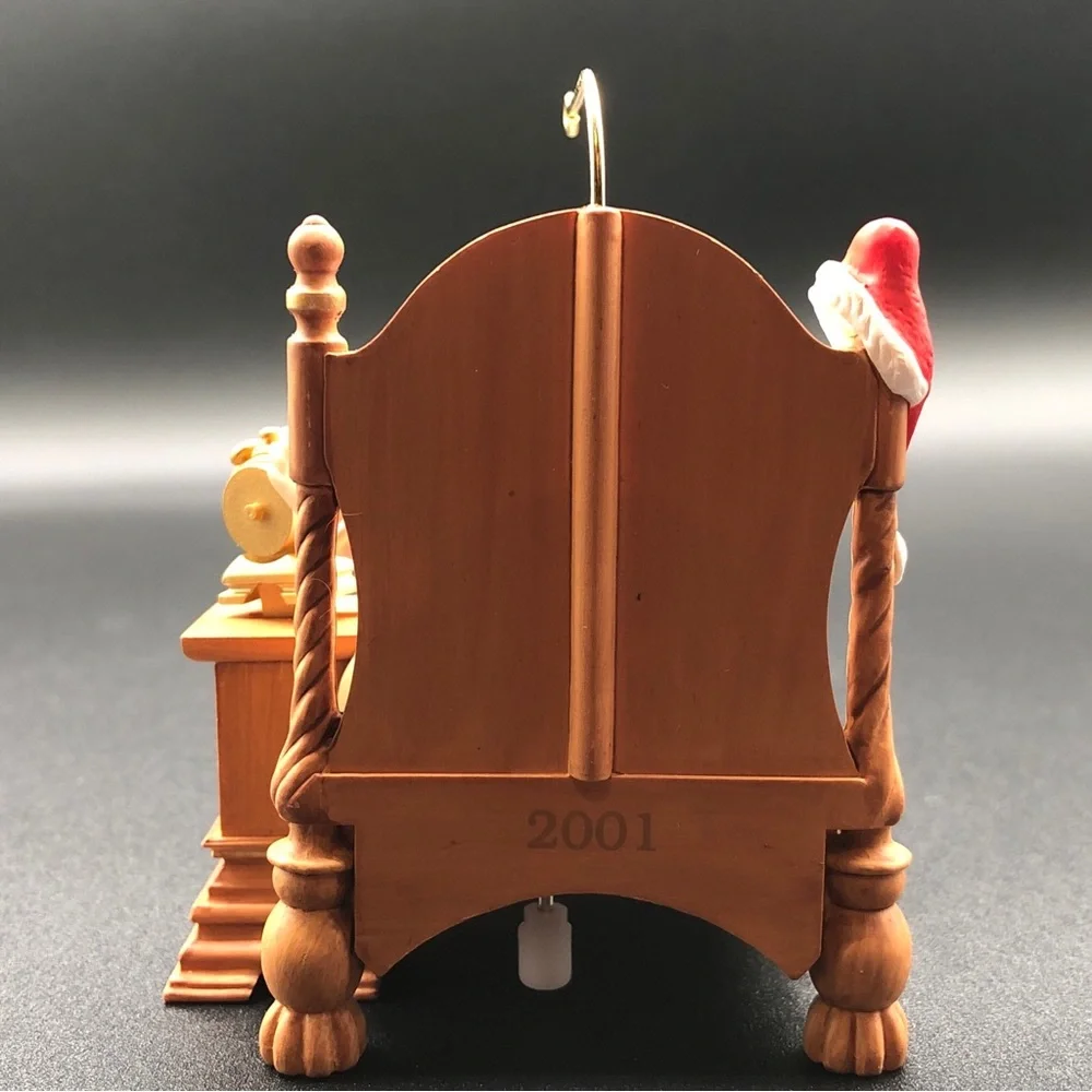 Hallmark Keepsake Ornament 2001 Snoozing Santa Vintage Handcrafted‎ NIB